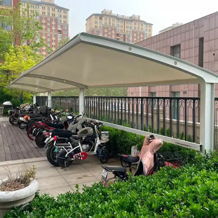 都安膜结构电动车棚